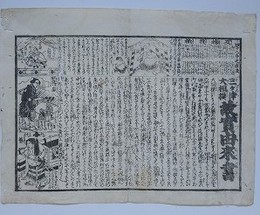 番付　三ヶ津大相撲故實由来書