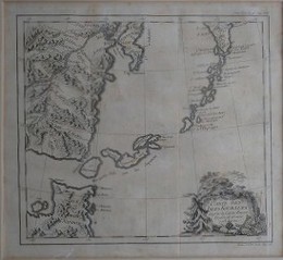 CARTE DES ISLES KOURILES