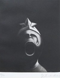 秀島由己男　銅版画　太郎の涙