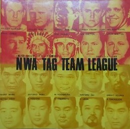 プロレスパンフレット　第2回 NWAタッグリーグ争覇戦　NWA TAG TEAM LEAGUE　【サイン入】　【ジャイアント馬場、アントニオ猪木、カウボーイ・ボブ・エリス 他】