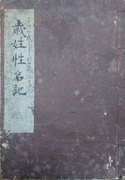 歳姓性名記　安政忌辰録