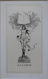 山本六三　銅版画　「ダフネ」