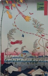 初代歌川広重筆　名所江戸百景　市中繁栄七夕祭（中央区）