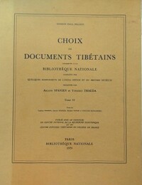 Choix de Documents Tibetains Conserves a la Bibliotheque Nationale Tome 2　（フランス国立図書館所蔵チベット文献選集）