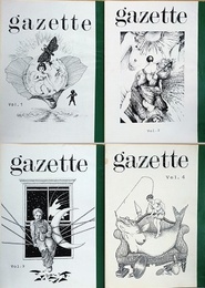 GAZETTE（ガゼット）　1～4　4冊組　（風俗資料館会員同人誌）