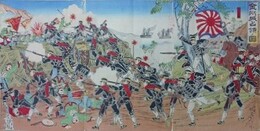 金州城占領ノ図