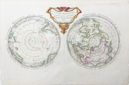 Le Globe Terrestre vu en convexe par les deux Poles