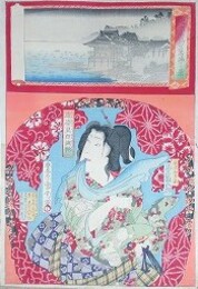 東京名所不忍池之景　東姿見白波揃