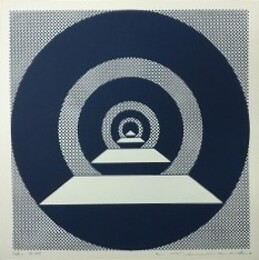 寺門晃版画　「現代美術　一つのアンソロジー」より