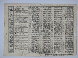 番付　平家武鑑清盛公御系図