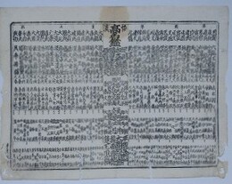 番付　和漢高名鑑