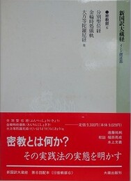 新国訳大蔵経　インド撰述部　密教部 6　分別聖位経・法華儀軌・大方等陀羅尼経 他