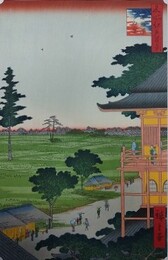 初代歌川広重筆　名所江戸百景　五百羅漢さゞゐ堂（江東区）