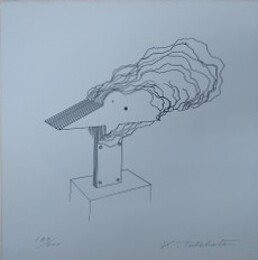 建畠覚造版画　「現代美術　一つのアンソロジー」より