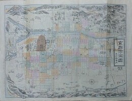 京都市全図　名所独案内