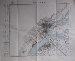 二万五千分の1　新義州及安東　（義州地方9枚之内7号）