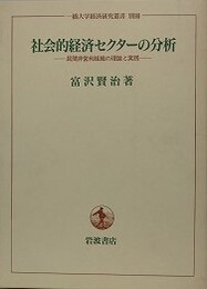 社会的経済セクターの分析　民間非営利組織の理論と実践　（一橋大学経済研究叢書 別冊）