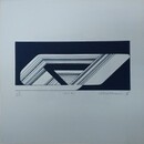 白野文敏版画　内と外　「現代美術　一つのアンソロジー」より