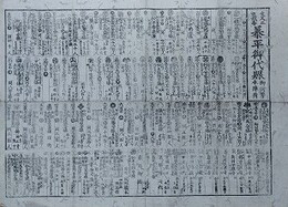 泰平御代賑御同勢本陣附