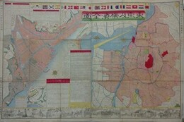 東京及横浜全図