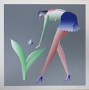 久里洋二　シルクスクリーン　タイトル不明