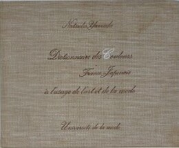 佛和色名辞典　Dictionnaire des couleurs franco-japonaises