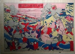 日軍九連城攻撃之図