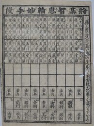 番付　将棊智恵輪妙手段