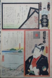 江戸の花名勝会　ち　十番組　花川戸　市川団十郎　花川戸嬉野里