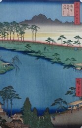 初代歌川広重筆　名所江戸百景　角筈熊野十二社俗称十二そう（新宿区）