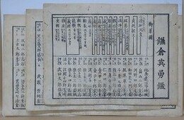 番付　鎌倉英勇鑑