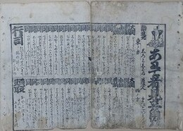 番付　あわて者見立角力