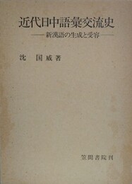 近代日中語彙交流史　新漢語の生成と受容
