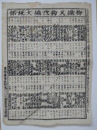 番付　物識天狗廿一編大坂部