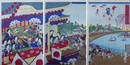 東京上野不忍池大競馬ノ図
