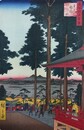 初代歌川広重筆　名所江戸百景　王子稲荷乃社（北区）