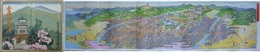 鳥瞰図　金澤ご案内　吉田初三郎　（内題：金澤市鳥瞰図絵）