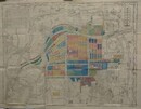 銅鐫　大阪市中区分細見図