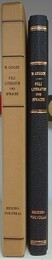 PALI  LITERATUR UND SPRACHE　（バーリ文学と文法） 