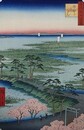 初代歌川広重筆　名所江戸百景　砂むら元八まん（江東区）