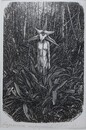 坂東壮一 銅版画　（島村桂一氏蔵書票）