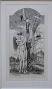 山本六三　銅版画　「エロス・タナトス」