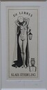 山本六三　銅版画　「死と女-クラウス氏」