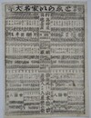 番付　浪花市中どゑらい家名大寄