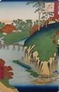 初代歌川広重筆　名所江戸百景　王子瀧乃川（北区）