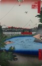初代歌川広重筆　名所江戸百景　山下町日比谷外さくら田（中央区・千代田区）