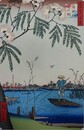 初代歌川広重筆　名所江戸百景　綾瀬川鐘か淵（墨田区）
