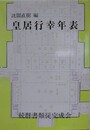皇居行幸年表