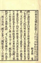 因明四種相違私記