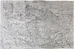 身延山絵図